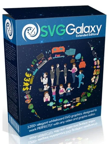 eCover representing SVG Galaxy Extended  with Personal Use Rights