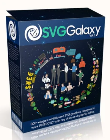 eCover representing SVG Galaxy  with Personal Use Rights