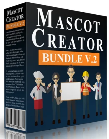eCover representing Mascot Creator Bundle Videos, Tutorials & Courses with Personal Use Rights