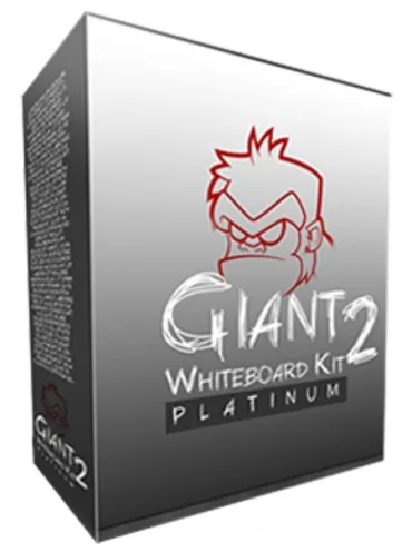 eCover representing Giant Whiteboard Kit V2 Platinum Videos, Tutorials & Courses with Personal Use Rights