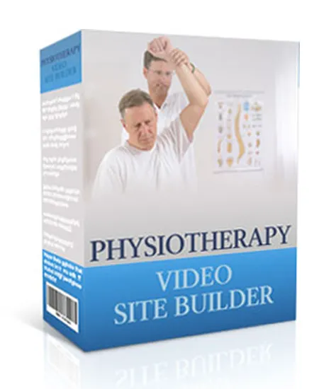eCover representing Physiotherapy Video Site Builder  with Resell Rights