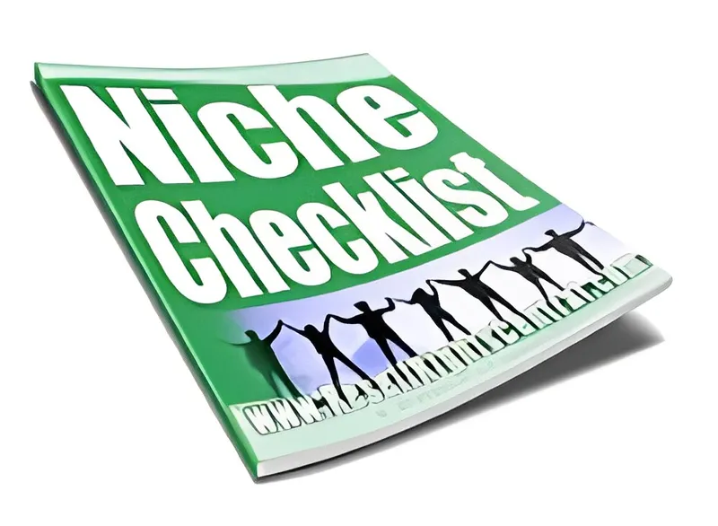 eCover representing Niche Checklist eBooks & Reports with Master Resell Rights