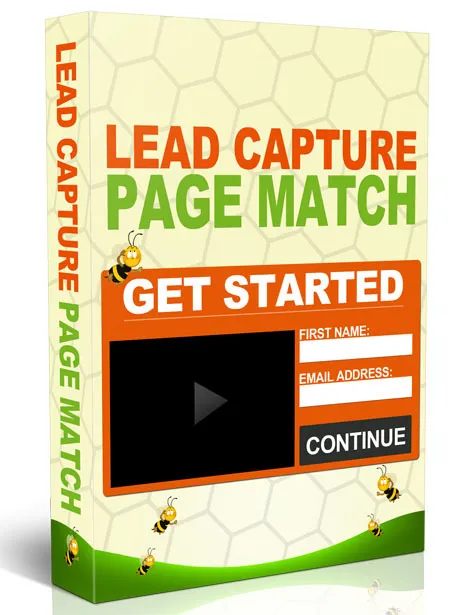 eCover representing Lead Capture Page Match Videos, Tutorials & Courses with Private Label Rights