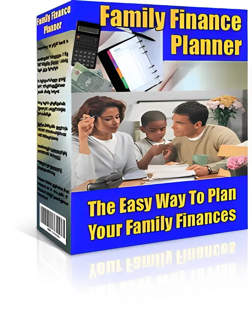eCover representing Family Finance Planner Software & Scripts with Master Resell Rights