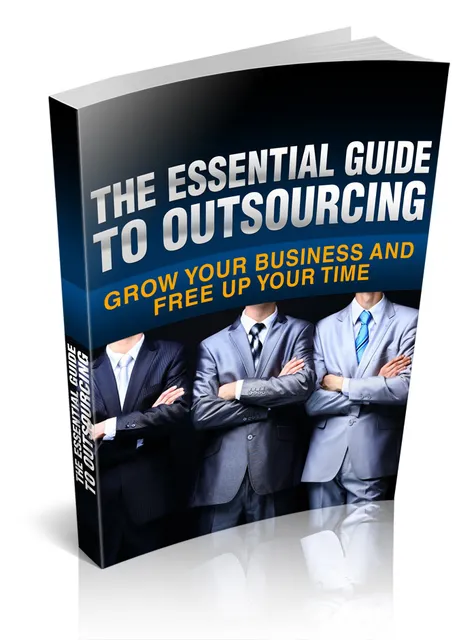 eCover representing The Essential Guide to Outsourcing eBooks & Reports with Resell Rights