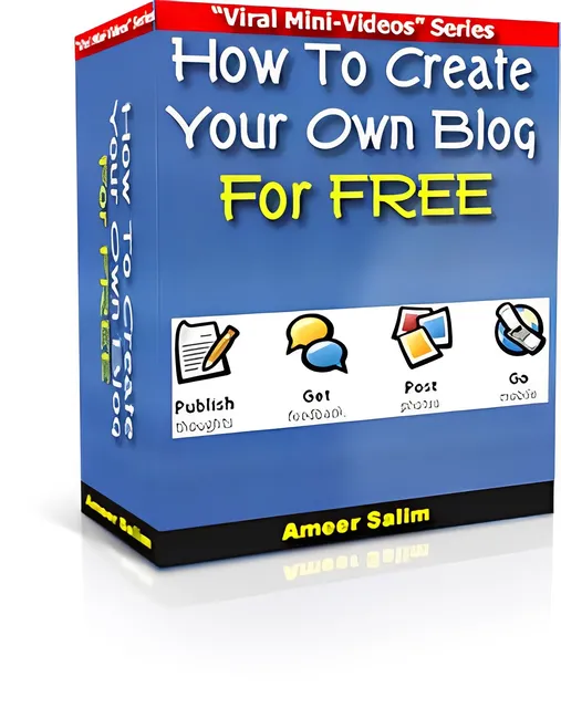 eCover representing How To Create Your Own Blog For FREE Videos, Tutorials & Courses with Master Resell Rights