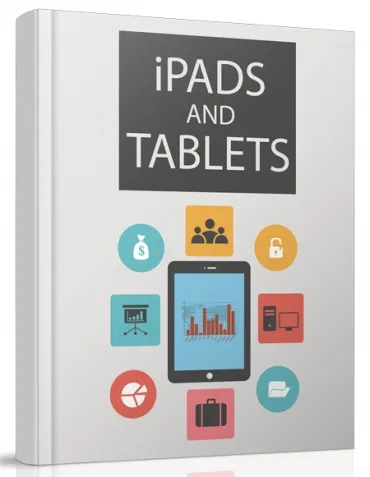eCover representing iPad and Tablets eBooks & Reports with Resell Rights