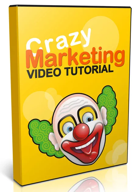 eCover representing Crazy Marketing Video Tutorial Videos, Tutorials & Courses with Personal Use Rights