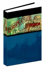 European Mini E-Book French Language Phrases small