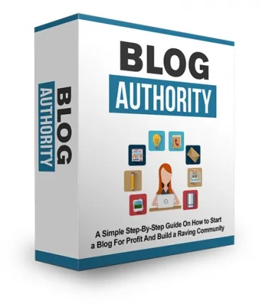 eCover representing Blog Authority eBooks & Reports with Master Resell Rights