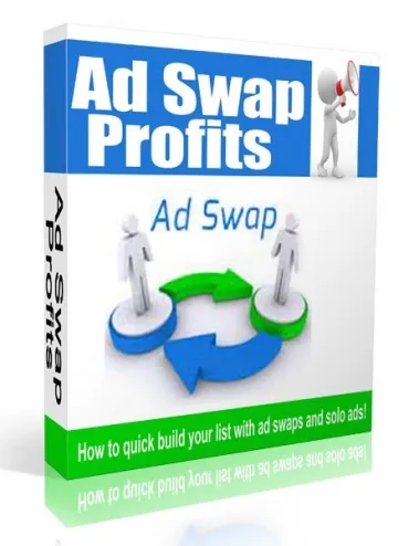 eCover representing Ad Swap Profits Videos, Tutorials & Courses with Master Resell Rights