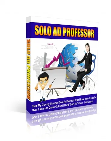 eCover representing Solo Ad Professor Videos, Tutorials & Courses with Personal Use Rights