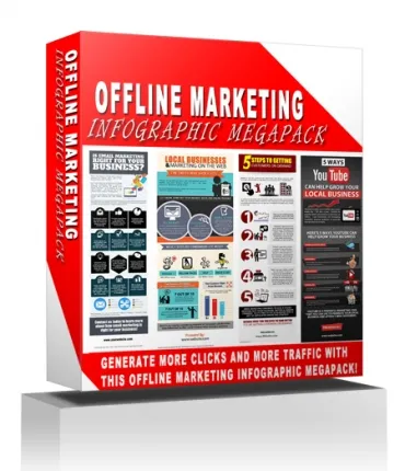 eCover representing Offline Marketing Infographic Megapack  with Personal Use Rights