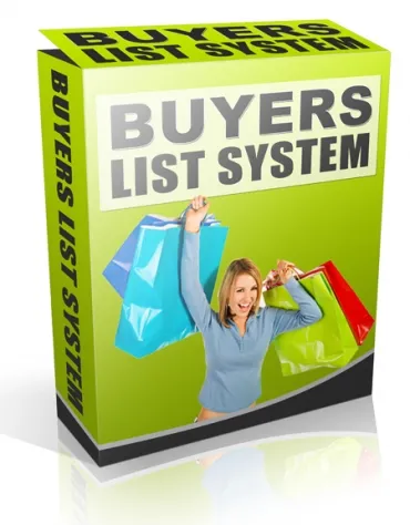 eCover representing Buyer List System eBooks & Reports with Personal Use Rights