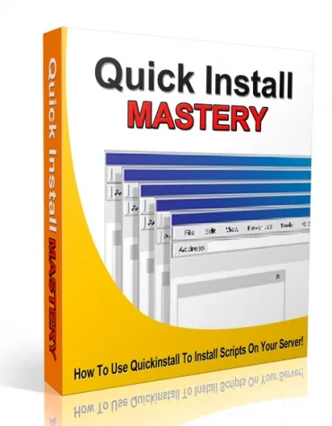 eCover representing Quickinstall Mastery Videos, Tutorials & Courses with Resell Rights