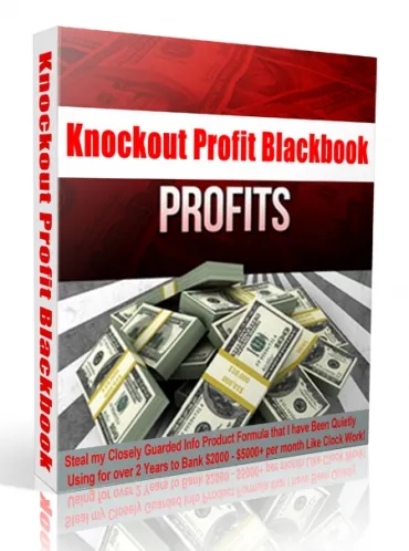 eCover representing Knockout Profit Blackbook eBooks & Reports with Personal Use Rights