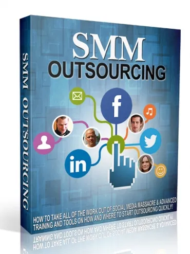 eCover representing SMM Outsourcing Videos, Tutorials & Courses with Private Label Rights