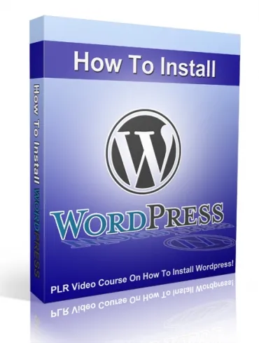 eCover representing How To Install Wordpress Videos, Tutorials & Courses with Private Label Rights