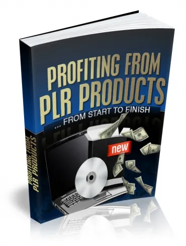 eCover representing Profiting From PLR Products eBooks & Reports with Master Resell Rights