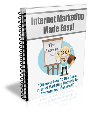 eCover representing Internet Marketing Made Easy eBooks & Reports with Personal Use Rights