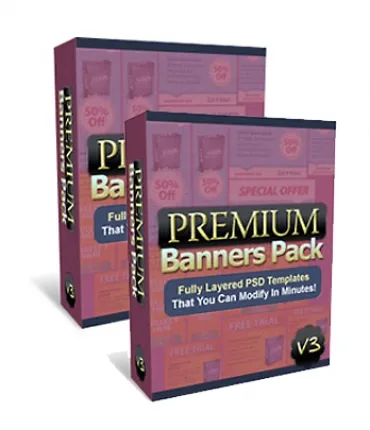 eCover representing Premium Banners Pack V3  with Personal Use Rights