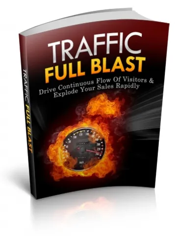 eCover representing Traffic Full Blast eBooks & Reports with Master Resell Rights