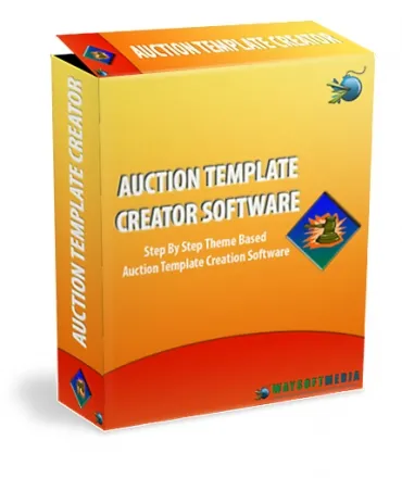 eCover representing Auction Template Creator  with Master Resell Rights