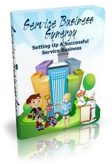 eCover representing Service Business Synergy eBooks & Reports with Master Resell Rights