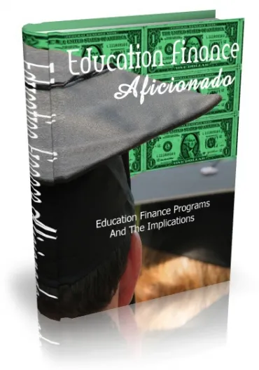 eCover representing Education Finance Aficionado eBooks & Reports with Master Resell Rights