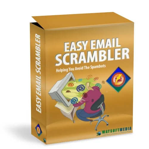 eCover representing Easy Email Scrambler Software & Scripts with Master Resell Rights