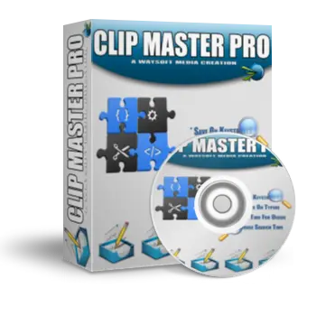 eCover representing Clip Master Pro Software & Scripts with Master Resell Rights