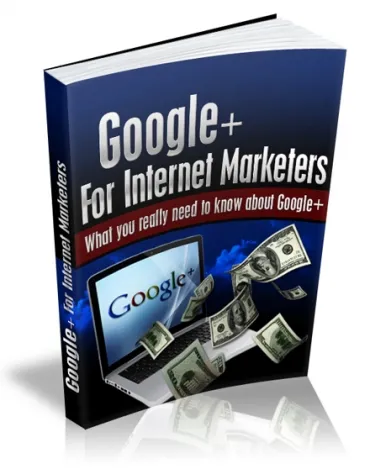eCover representing Google+ For Internet Marketers eBooks & Reports with Master Resell Rights