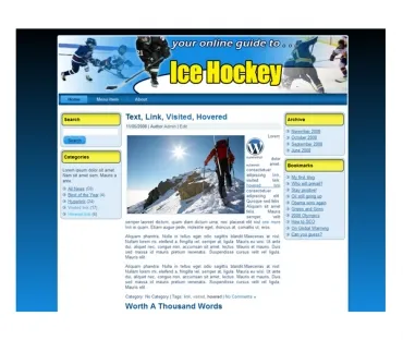 eCover representing Ice Hockey  with Private Label Rights