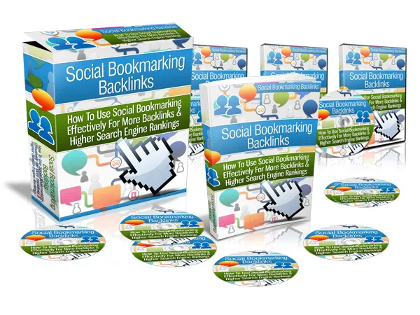 eCover representing Social Bookmarking Backlinks Video eBooks & Reports/Videos, Tutorials & Courses with Master Resell Rights