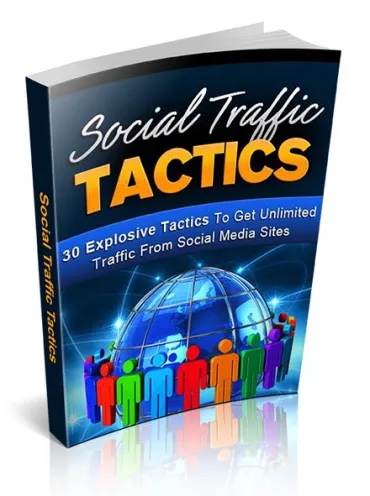 eCover representing Social Traffic Tactics eBooks & Reports with Master Resell Rights