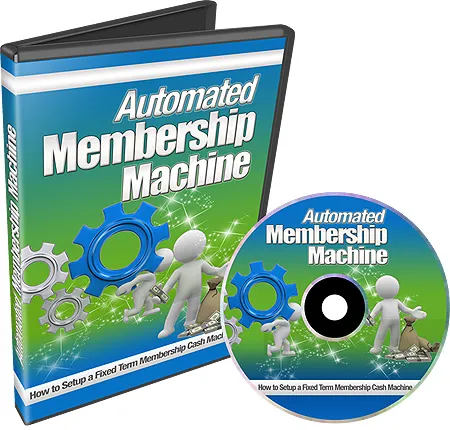 eCover representing Automated Membership Machine Videos, Tutorials & Courses with Master Resell Rights