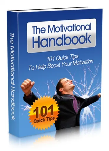 eCover representing The Motivational Handbook eBooks & Reports with Master Resell Rights