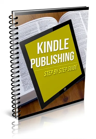 eCover representing Kindle Publishing Step by Step Guide eBooks & Reports with Private Label Rights