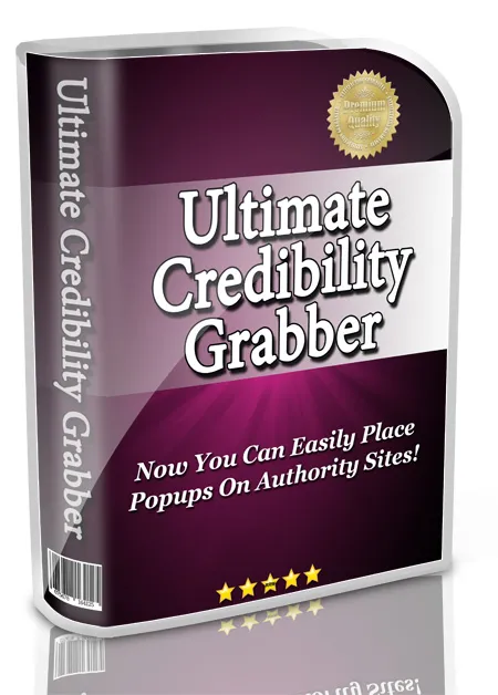eCover representing Ultimate Credibility Grabber Software & Scripts with Master Resell Rights