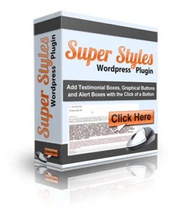 eCover representing Super Styles WordPress Plugin  with Personal Use Rights