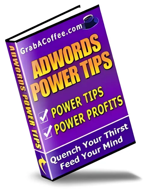 eCover representing Adwords Power Tips eBooks & Reports with Resell Rights