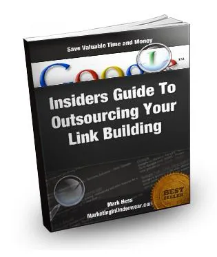 eCover representing Insiders Guide To Outsourcing Your Link Building eBooks & Reports with Private Label Rights