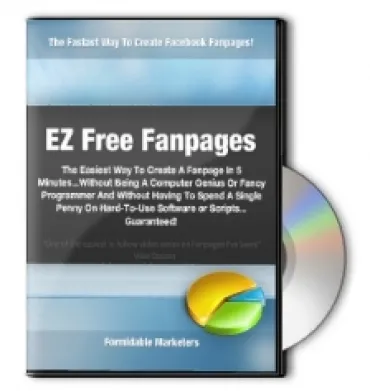 eCover representing EZ Free Fanpages eBooks & Reports with Master Resell Rights