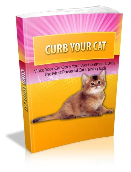 eCover representing Curb Your Cat eBooks & Reports with Master Resell Rights