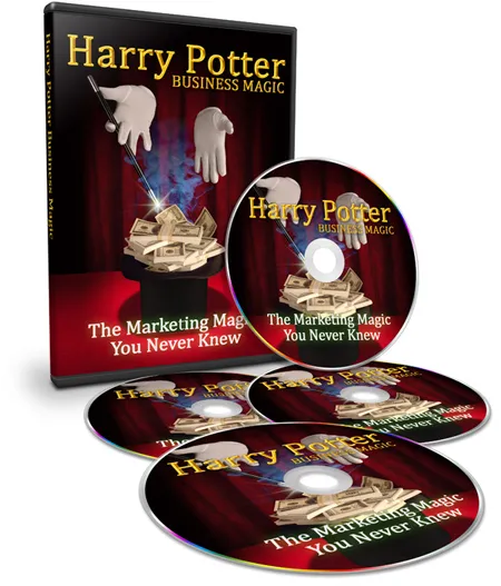 eCover representing Harry Potter Business Magic Videos, Tutorials & Courses with Private Label Rights