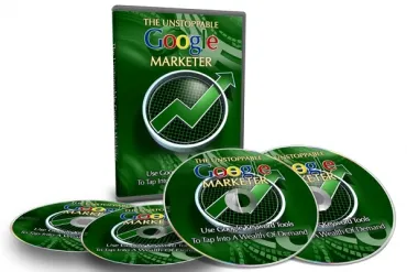eCover representing The Unstoppable Google Marketer Videos, Tutorials & Courses with Private Label Rights