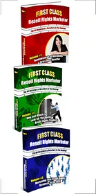 First Class Resell Rights Marketer : Triple Pack small