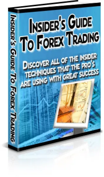 eCover representing Insider's Guide To Forex Trading eBooks & Reports with Private Label Rights