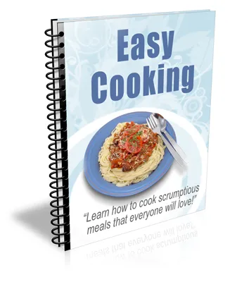 eCover representing Easy Cooking Newsletter eBooks & Reports with Private Label Rights