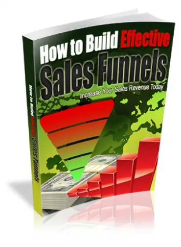 eCover representing How To Build Effective Sales Funnels eBooks & Reports with Master Resell Rights